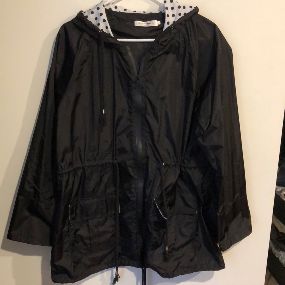Black Rain Coat
